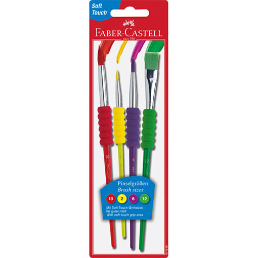 Picture of PAINT BRUSH SOFT TOUCH 4 PACK
